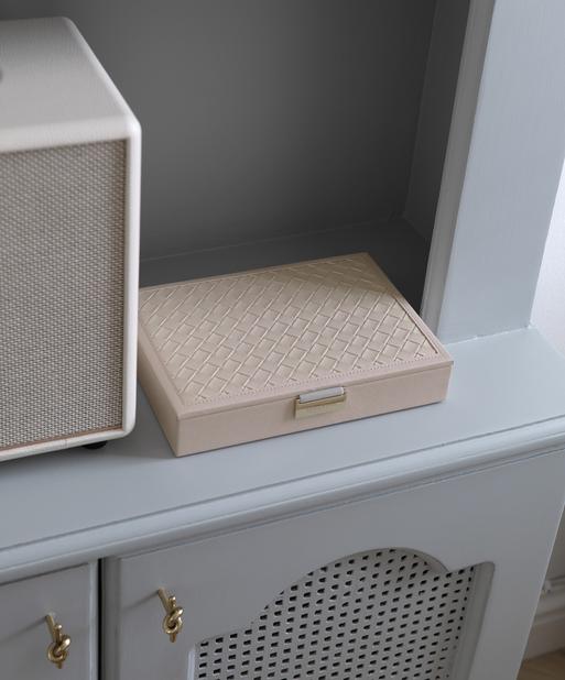 Blush Pink Classic Woven Lid