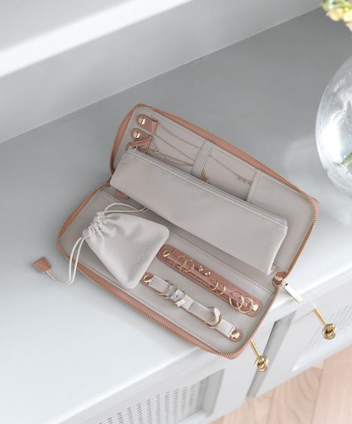 Patent Rose Jewellery Roll