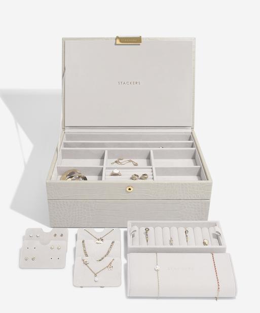 Putty Croc Classic Jewellery Box Set of 2 With Accessories