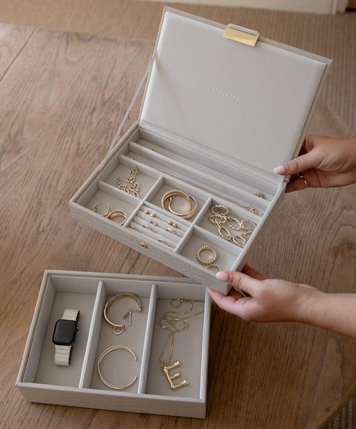 Putty Croc Classic Jewellery Box Set of 2 With Accessories