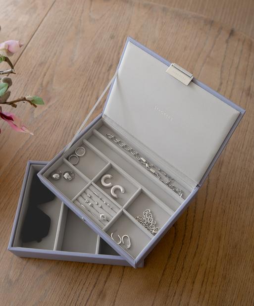 Lavender Classic Jewellery Box Set of 2 With Accessories