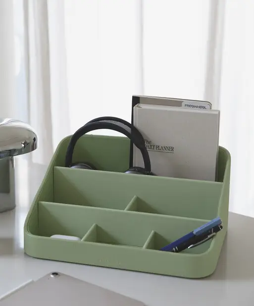 Pistachio Green Desk Organiser