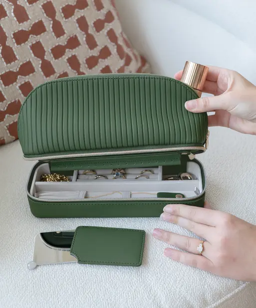 Emerald Cosmetic and Jewellery Bag