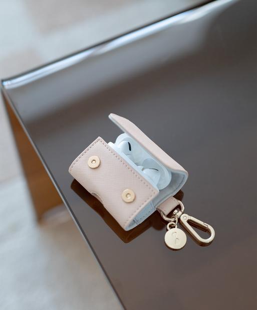 Blush Airpod Case Holder