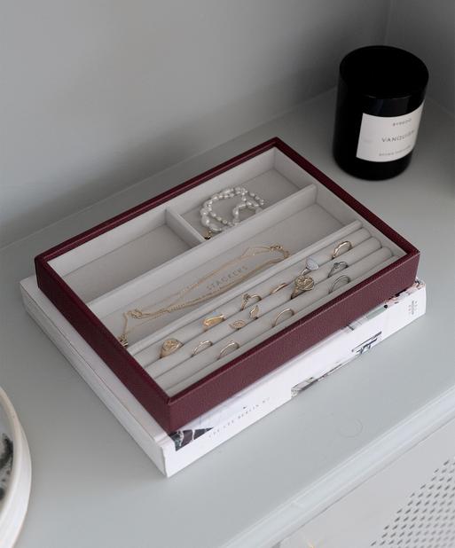 Burgundy Classic Ring & Bracelet Layer