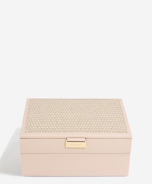 Blush Raffia Classic Jewellery Box Set of 2