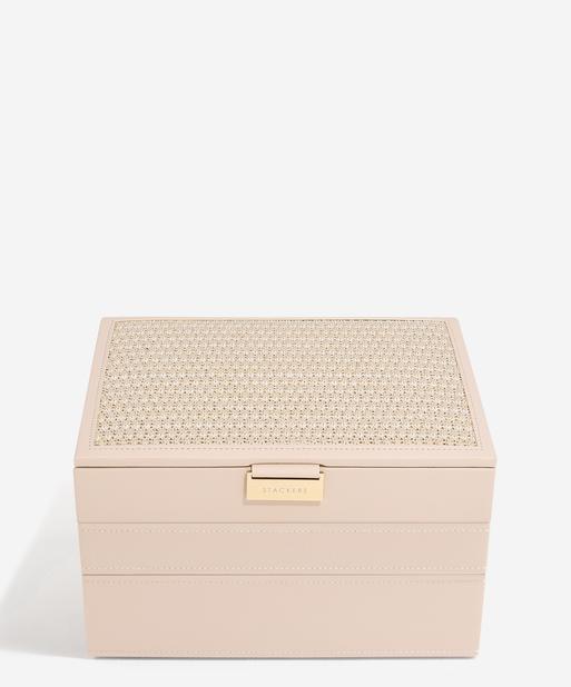 Blush Raffia Classic Jewellery Box Set of 3