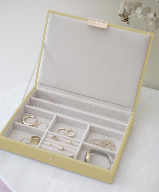 Butter Yellow Classic Jewellery Box Lid