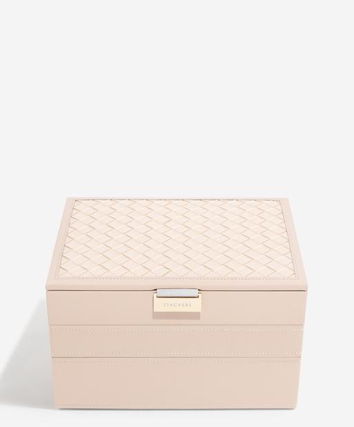 Blush Woven Classic Jewellery Box Set of 3 