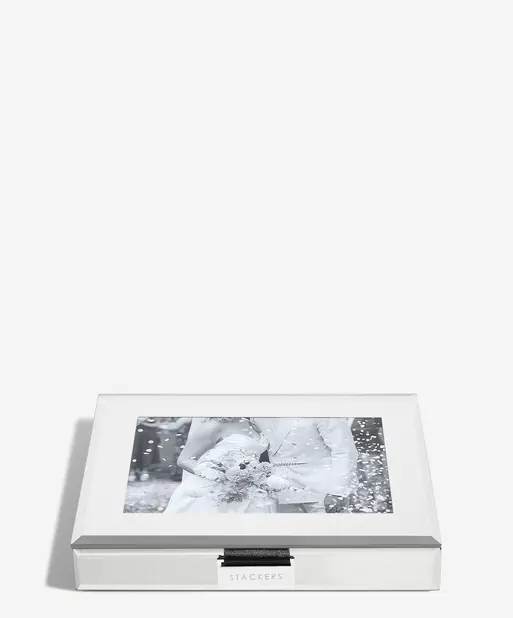 Mirror Glass Photo Jewellery Lid