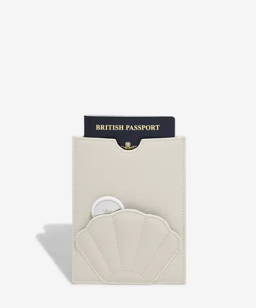 Oatmeal Shell Passport Sleeve