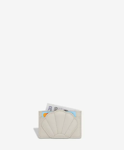 Oatmeal Shell Card Holder