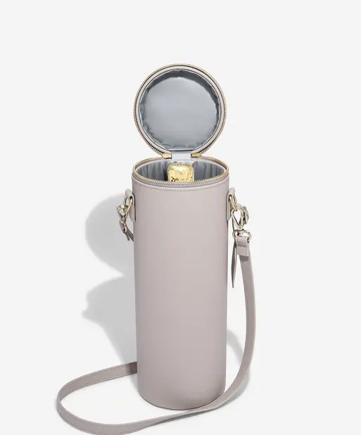Taupe Champagne Bottle Bag
