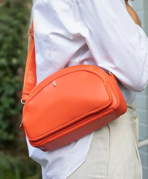 Orange Crossbody Bag