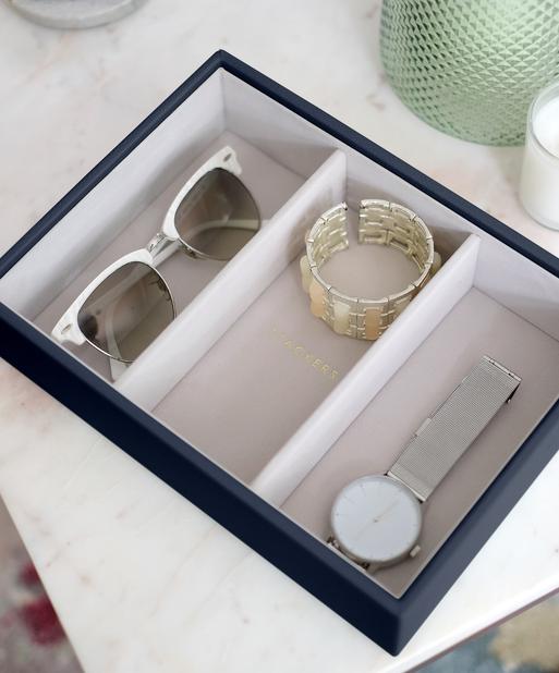 Navy Pebble Classic Watch & Accessory Layer