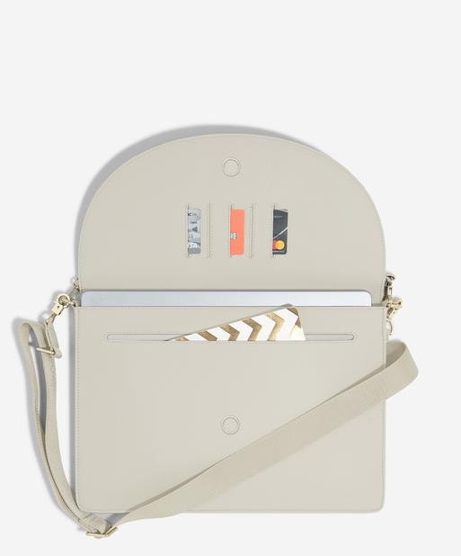 Oatmeal Slim Laptop Bag 