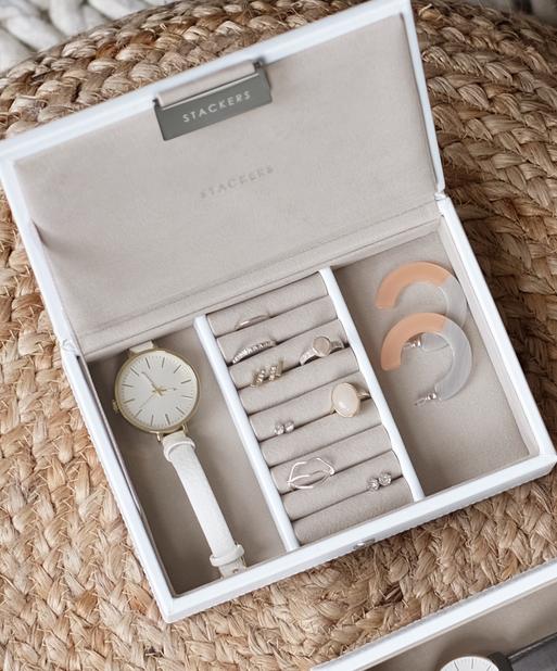 White Mini Jewellery Box Lid