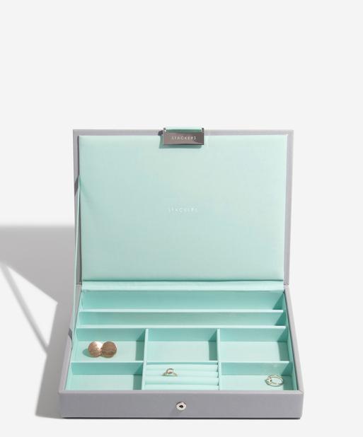 Grey Mint Classic Jewellery Box Lid