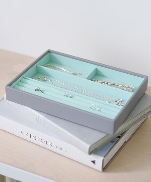 Grey Mint Classic Ring & Bracelet Layer