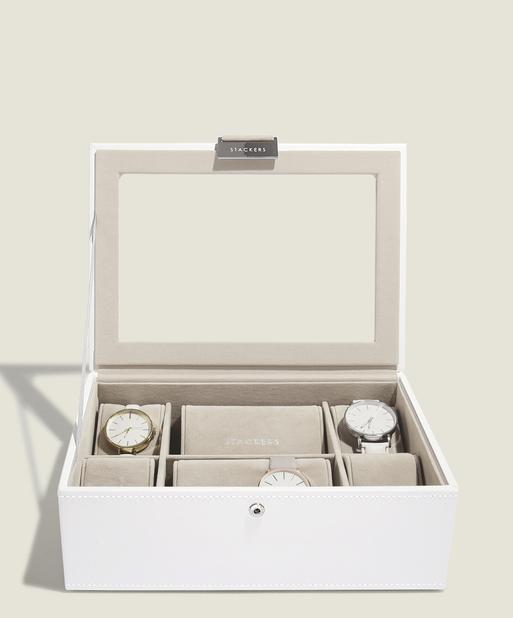 Stackers White Classic 8pc Watch Box