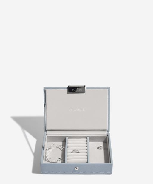 Dusky Blue Mini Jewellery Box Lid