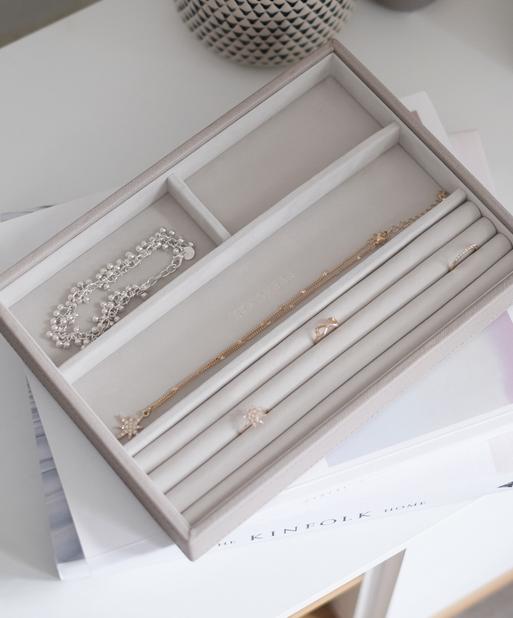 Taupe Classic Ring & Bracelet Layer