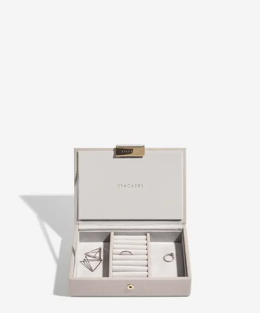 Taupe Mini Jewellery Box Lid