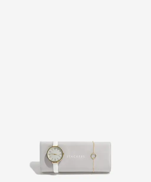 Grey Velvet Watch & Bracelet Pad