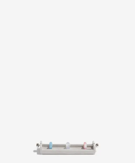 Grey Velvet Charm Bar
