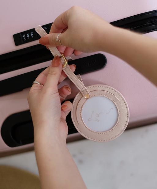 Blush Pink Luggage Tag