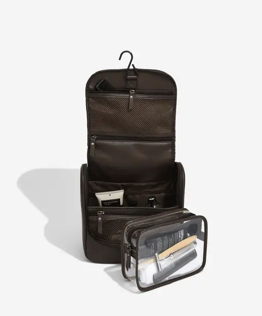 Brown Hanging Washbag