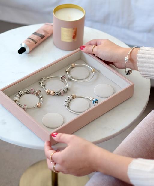 Blush Pink Classic 6 Bracelet Layer