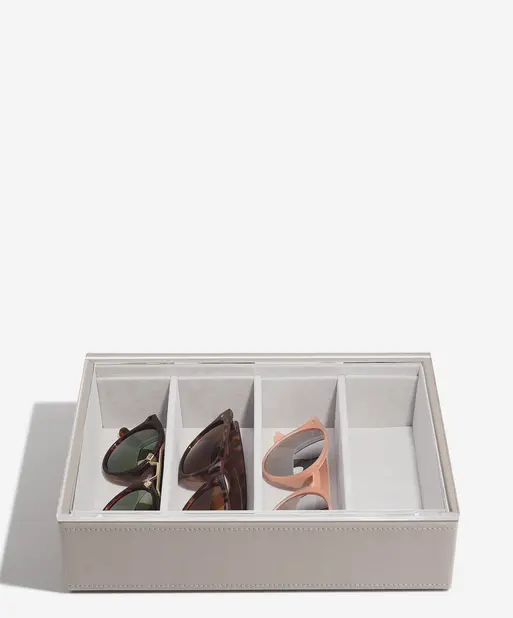 Taupe Classic Glasses & Accessory Layer with Display Lid