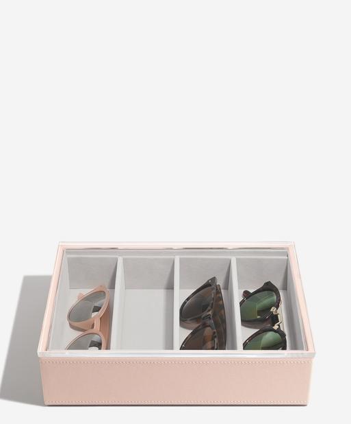 Blush Classic Glasses & Accessory Layer with Display Lid