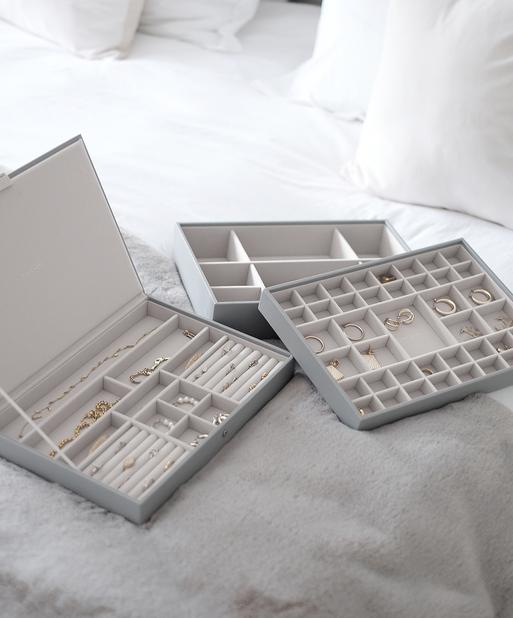 Pebble Grey Supersize Jewellery Box