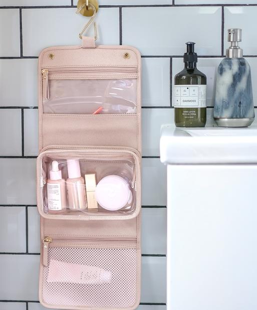 Blush Small Hanging Washbag