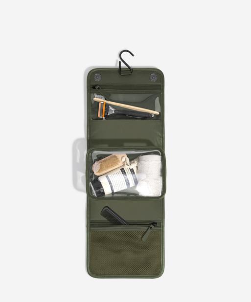 Olive Green Small Hanging Washbag