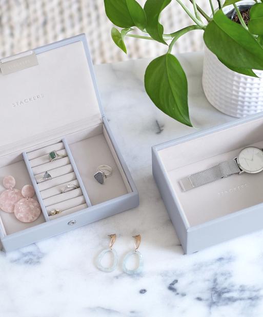 Lavender Mini Jewellery Box Set of 2