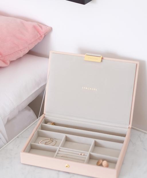 Blush & Champagne Gold Classic Jewellery Box Lid
