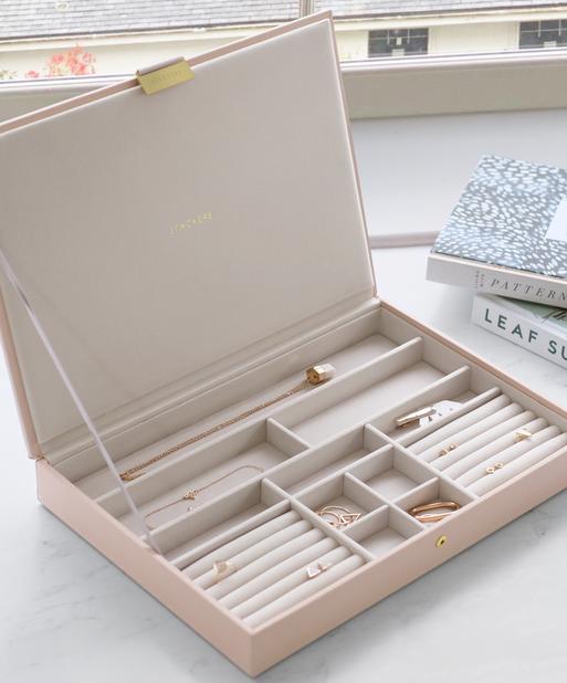 Blush & Champagne Gold Supersize Jewellery Box Lid