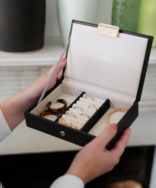 Black Mini Jewellery Box Lid