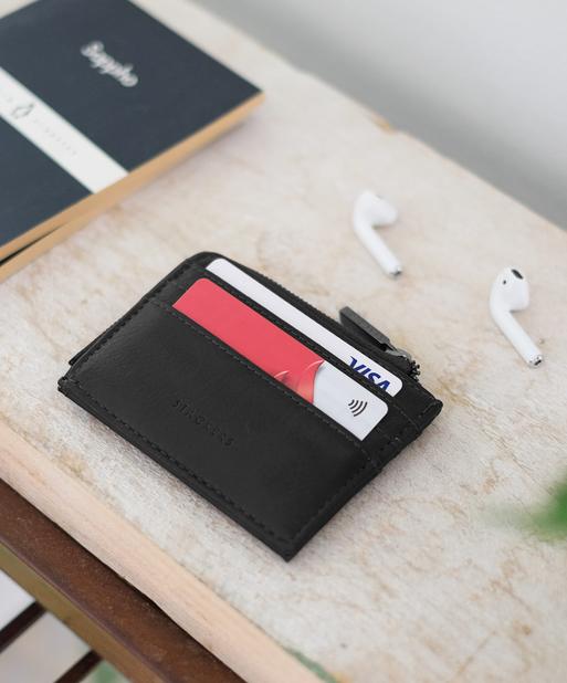 Etui na dokumenty Stackers zasuwane czarne