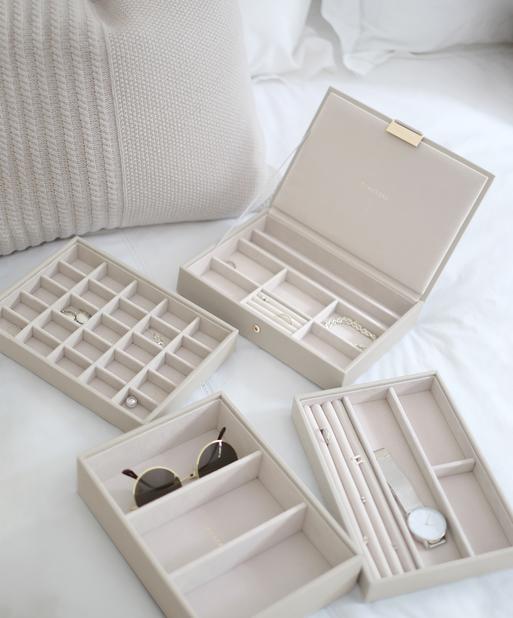Oatmeal Classic Jewellery Box Set of 4
