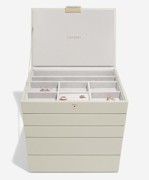 Oatmeal Classic Jewellery Box Set of 5