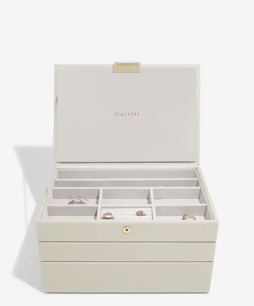Oatmeal Classic Jewellery Box Set of 3