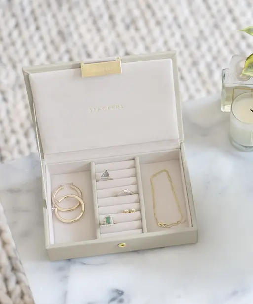 Oatmeal Mini Jewellery Box Lid