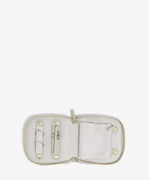 Oatmeal Compact Jewellery Roll