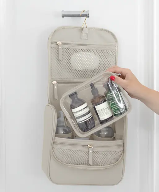 Oatmeal Hanging Washbag