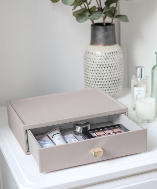 Taupe Makeup Organiser Drawer