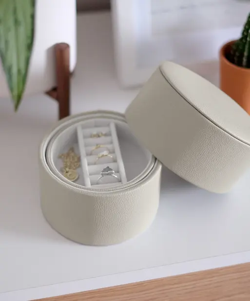 Oatmeal Bedside Jewellery Box Pod